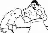 Boxing Boks Ringu Kolorowanka Biją Mamydzieci Obrazek sketch template