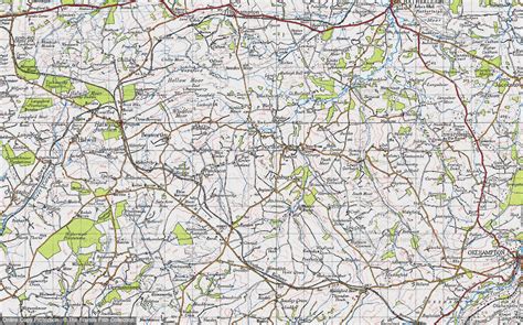 old maps of west kimber devon francis frith