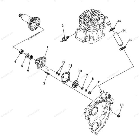 polaris atv  oem parts diagram  water pump assembly   update partzillacom