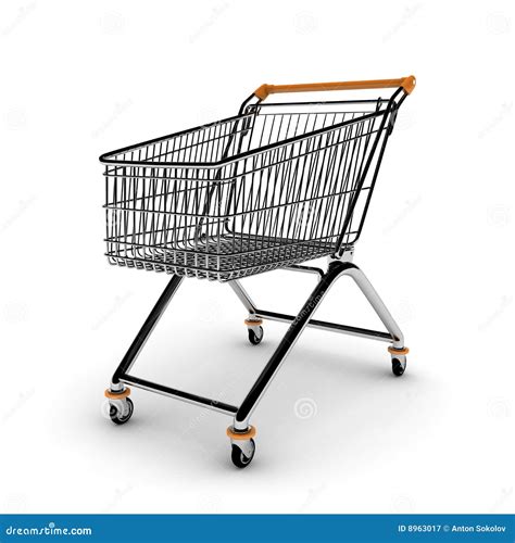 shopping cart stock image image  cart shopping white