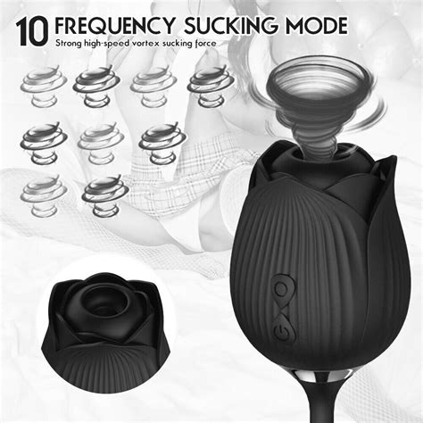 rose clit sucking vibrator thrusting g spot dildo massager sex toys for