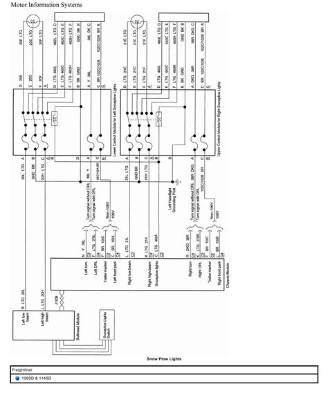 freightliner truck sd sd wiring diagrams