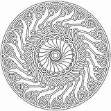 Mandala Coloring Pages Easy Drawing Advanced Level Getdrawings sketch template