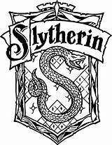 Slytherin Hogwarts Escudos Badge Wappen Casas Ravenclaw Hogwart Ausmalen Gryffondor Matti Malvorlage sketch template