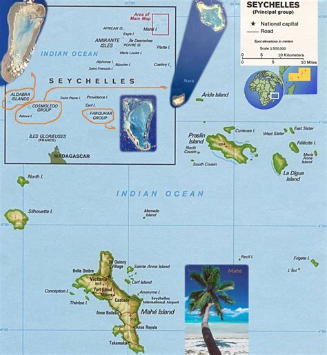 map  seychelles islands travel africa