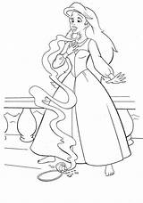 Arielle Prinzessinnen Prinzessin Coloring Malvorlagen Ausdrucken Ausmalbildertv sketch template