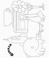 Oswald Coloring Pages sketch template
