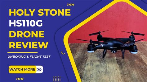 holy stone hsg drone review flight test youtube