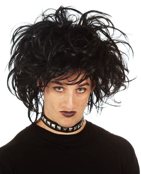 edward scissorhands goth punk emo black costume wig by allaura the