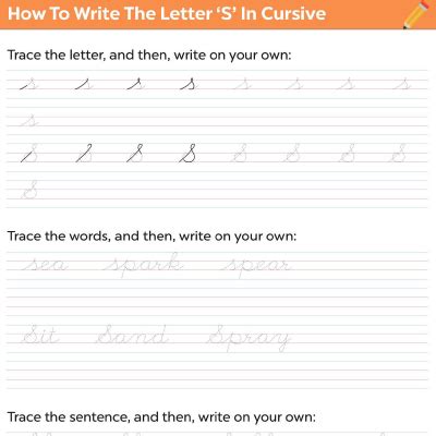 cursive  writing worksheet momjunction