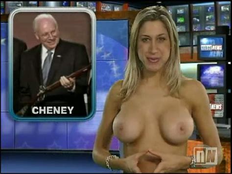 michelle pantoliano nue dans naked news