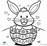 Lapin Paques Lapins Pascher sketch template
