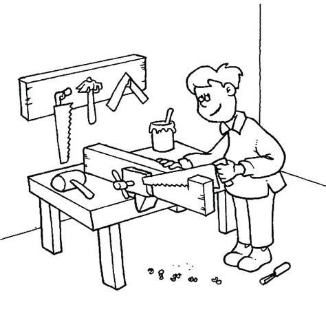 job coloring pages printable coloring pages