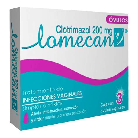 lomecan v 200 mg 3 óvulos vaginales walmart