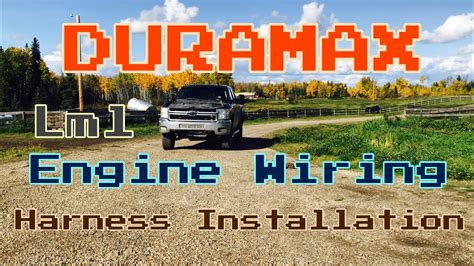 lml duramax engine wiring harness installation youtube