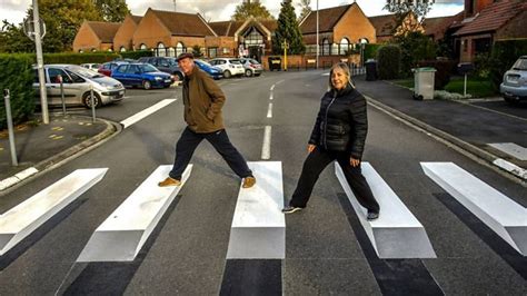 would these floating 3d zebra crossings slow you down bbc three