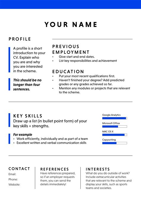 write  student cv ratemyplacement blog