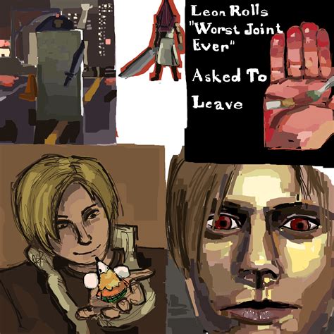 leon kennedy sketch page click for more by illarch on newgrounds