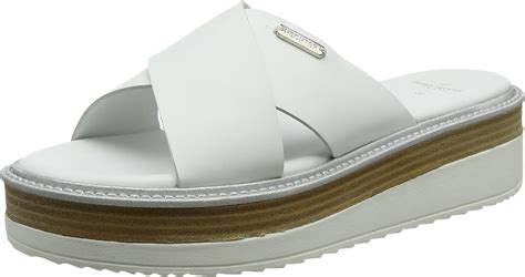 daniel hechter womens  mules white white   uk amazoncouk shoes bags