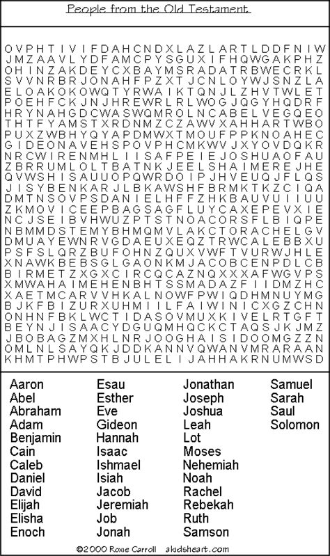 bible word searches printable sheets