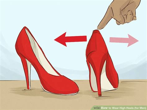 how to wear high heels for men with pictures wikihow