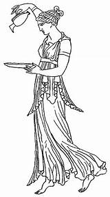 Greek Ancient Hebe Drawing Female Smith Flickr Original 1882 Costume sketch template
