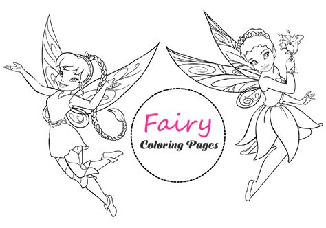 cute beautiful fairy coloring pages updated  print color craft