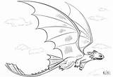 Coloring Fury Night Toothless sketch template