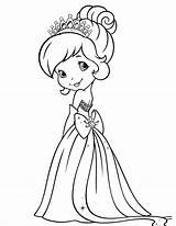 Strawberry Shortcake Coloring Pages Print Girls sketch template