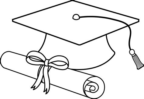 graduation clipart black  white images pictures becuo