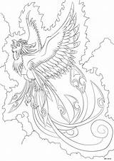 Phoenix Coloring Pages Bird Darkly Adults Shaded Shadow Deviantart Printable Adult Fenix Color Colouring Dark Getcolorings Fire Print Books Kids sketch template