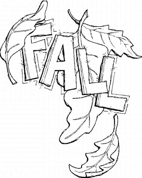 fall leaves coloring book  coloring pages