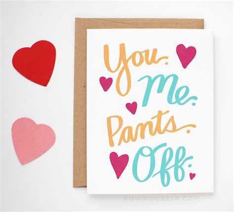 naughty valentine s day card sexy i love you card you