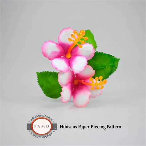 tropical hawaiian hibiscus svg  flowers  scrapbooking card making