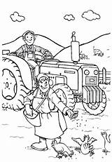 Farmer Coloring Pages Farm Girl Couple Sheets Getcolorings Color Printable Getdrawings sketch template
