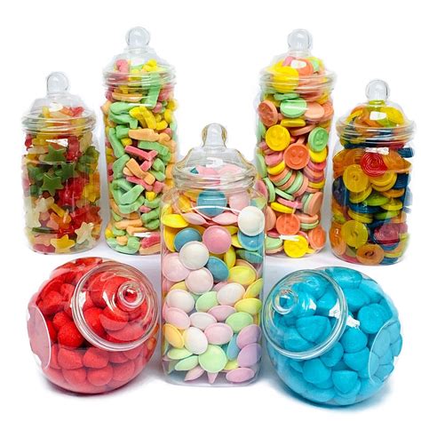 large plastic sweet jars   sweet candy buffet sweet table