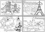 Pages Europe Colouring Countries Coloring Printable Instantdisplay sketch template