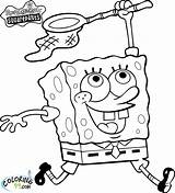 Spongebob Coloring Squarepants Pages Pants Square Sheets Nickelodeon Cartoon sketch template