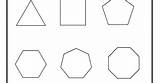 Polygons sketch template
