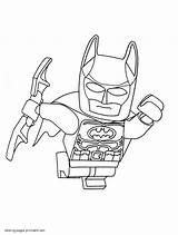 Batman Lego Coloring Pages Printable Print Printables Robin Look Other Movie sketch template