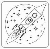 Missile Coloring Vector Colorless Flight Illustration Stock Rocket Background sketch template