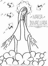Colorear Virgen Para Inmaculada La Milagrosa Imagenes sketch template