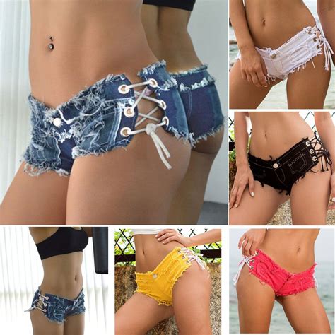 Wholesale Womens Shorts At 10 82 Get Women Tassel Ripped Side Lace Up