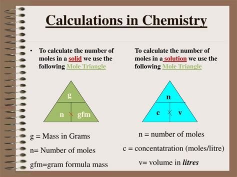 calculations  chemistry powerpoint    id
