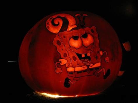 spongebob squarepants pumpkin pumpkin carving pumpkin carving