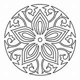 Mandala Coloring Pages Printable Print Ai Adults Colouring sketch template