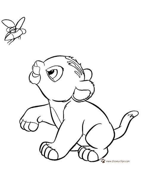 baby coloring nala pages  check   httpsmister twister
