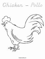 Coloring Pollo Chicken Favorites Login Add sketch template