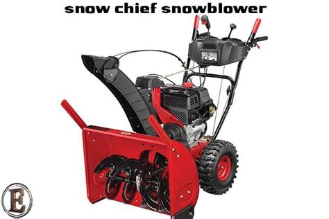 snow chief snowblower  equipment encom
