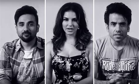 watch sunny leone tusshar and vir promote safe sex